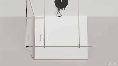 Душевая кабина Salini Oasi 120325M (S-Stone, белый матовый)