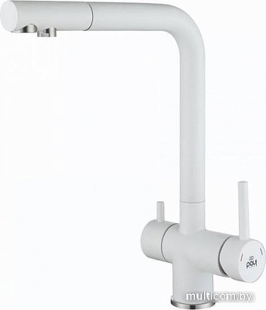 Смеситель Paulmark Skalen Sk213020-431 (белый матовый)