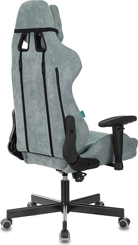Игровое (геймерское) кресло Zombie Viking knight (Light-28, серо-голубой)
