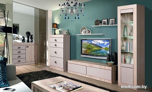 Тумба КМК Мебель Лондон 1600 0467.2 (дуб сонома-капучино)