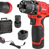 Дрель-шуруповерт Wortex LX BD 1215 Li Set 1326470 (с 2-мя АКБ, кейс)