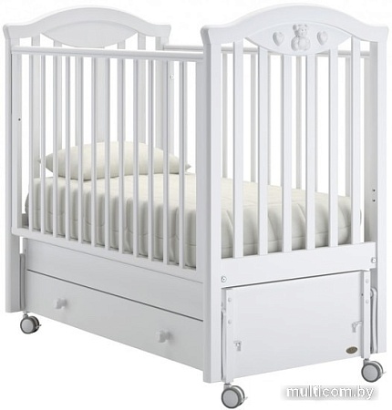 Классическая детская кроватка Nuovita Lusso Swing (белый)