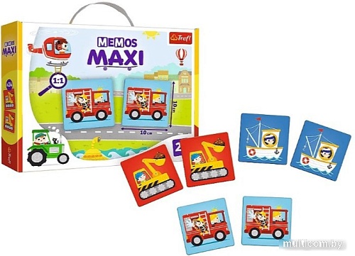 Развивающая игра Trefl Мой первый мем. Транспортные средства 02267 (24 эл)