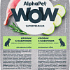 Консервированный корм для собак AlphaPet WOW Кролик и кабачок 211006 100 г
