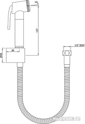 Гигиенический душ Jaquar Allied ALD-CHR-573