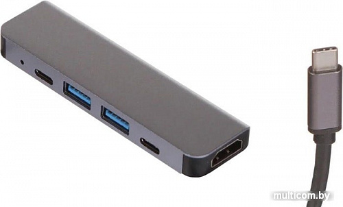 Док-станция Perfeo USB Type-C 5in1 PF-Type-C-12