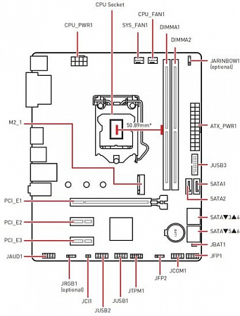 Материнская плата MSI B460M-A Pro