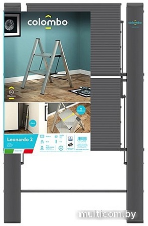 Лестница-стремянка Colombo Leonardo 2 G300A02W (2 ступени, черный)