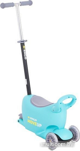 Трехколесный самокат N.Ergo 2 в 1 LB1502 (голубой)