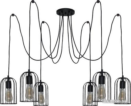 Подвесная люстра Элетех Танго 161 НСБ 01-6х60-104 Е27 1005405019 (черный муар)
