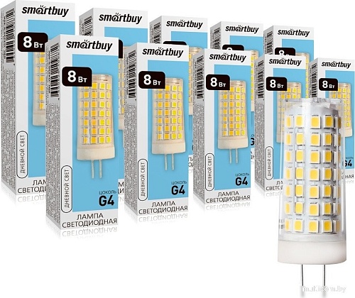 Светодиодная лампочка SmartBuy G4 8Вт 4000К SBL-G4220-8-40K