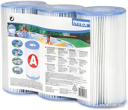 Intex Набор картриджных фильтров тип.А (3 шт.)