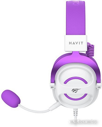 Наушники Havit Gamenote H2002e (белый/фиолетовый)