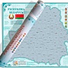 Скретч-карта Белкартография Рэспубліка Беларусь 61x51см (в тубусе)