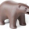 Диспенсер для скотча канцелярский Qualy Teddy Bear QL10208-BN (коричневый)