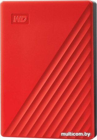 Внешний накопитель WD My Passport 4TB WDBPKJ0040BRD