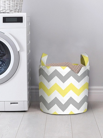 Корзина JoyArty Красочные зигзаги gaba_10723_S