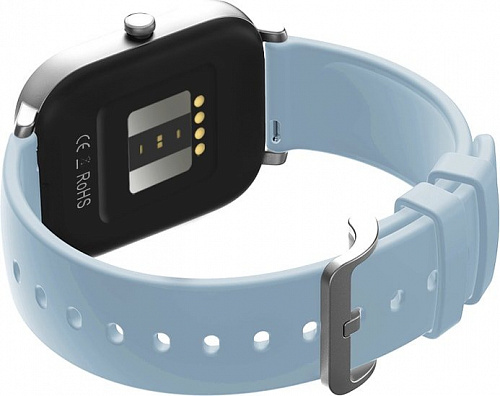 Умные часы Smarterra SmartLife Alcor (серебристый/голубой)