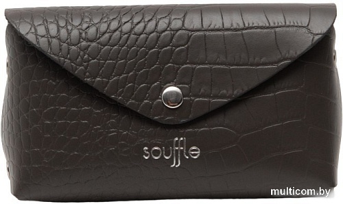 Косметичка Souffle 258 2585011 (серый теплый кайман эластичный)