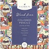 Набор цветных карандашей Lorex Wood Free Cocktail Kittens LXCPWF18-CK (18 цветов)