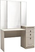 Туалетный столик с зеркалом Аквилон Азалия №12.1.1 (бодега белый)