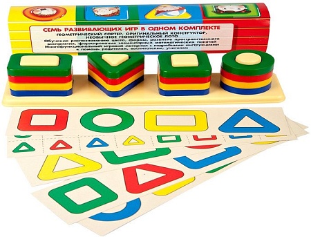 Сортер АЭлита Цветные столбики 2С452