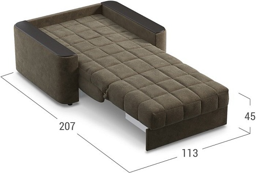 Кресло-кровать Moon Trade Даллас 018 002620 (коричневый)