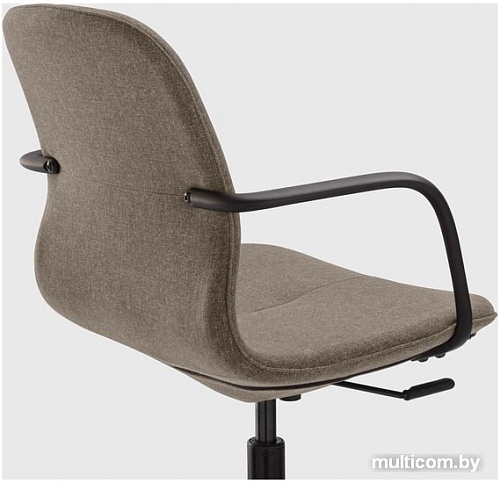 Кресло Ikea Лонгфьелль рабочий с подлокот. (гуннаред синий) 092.100.27