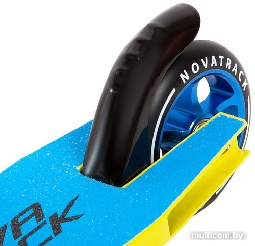 Самокат Novatrack Wolf 110 Alloy 110A.WOLF.BLM21 (лимонный)