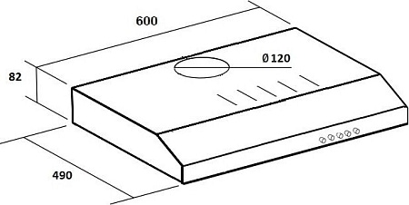 Кухонная вытяжка Schtoff C1-T600 BK