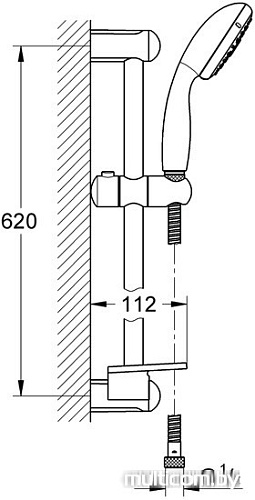 Душевой гарнитур Grohe New Tempesta 100 27600000