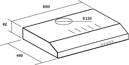 Кухонная вытяжка Schtoff C1-T600 BK