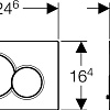 Geberit Sigma 01 115.770.11.5 (белый)