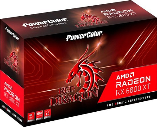 Видеокарта PowerColor Red Dragon Radeon RX 6800 XT OC 16GB GDDR6