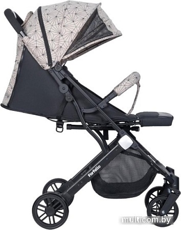Коляска прогулочная «книга» Farfello Comfy Go CG-55 (ажурный бежевый)