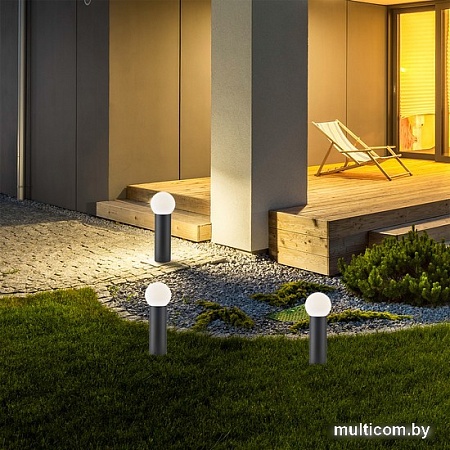 Садовый светильник ESCADA 30001G/01 (темно-серый)