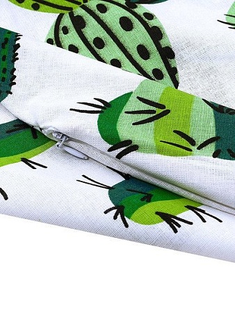 Подушка для беременных Amarobaby Кактусы AMARO-40U-K (зеленый)