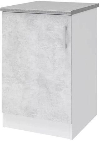 Шкаф напольный Stolline Уют 275.08МСТ (белый/бетон)