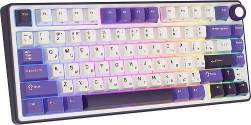 Клавиатура Royal Kludge R75 RGB (Blackberry, RK Silver)