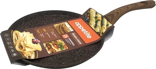 Блинная сковорода Appetite Brown Stone BR6241