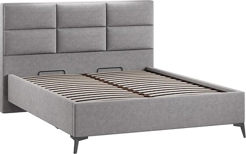 Кровать Трия Делана Тип 1 160x200 (микрошенилл Relax Mocco)