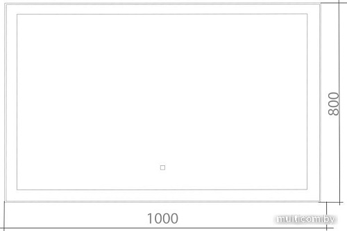 Silver Mirrors Сантана 100x80 ФР-00002162