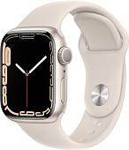 Умные часы Apple Watch Series 7 41 мм (сияющая звезда/сияющая звезда спортивный)