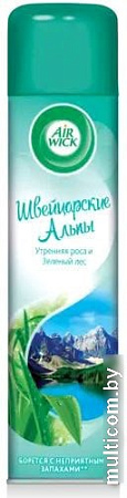 Освежитель воздуха Air Wick Швейцарские Альпы Утренняя роса и Зеленый лес 290 мл