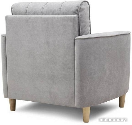 Интерьерное кресло Нижегородмебель Лора ТК 328 (ультра дав серебристый серый/бежевый)