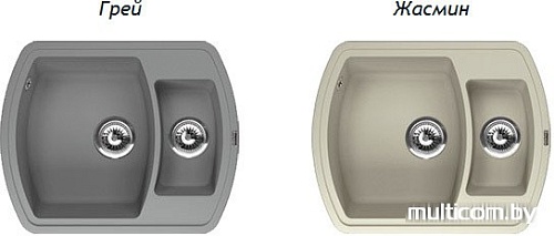 Кухонная мойка Florentina Нире-630К (антрацит)