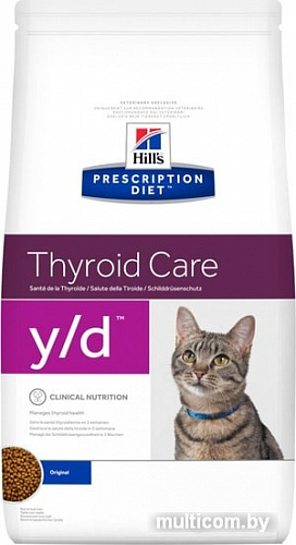 Сухой корм для кошек Hill's Prescription Diet Thyroid Care y/d Original 1.5 кг