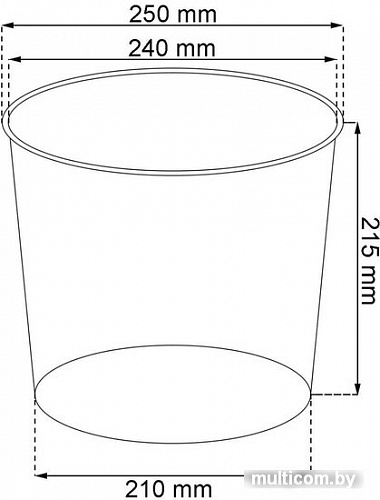 Prosperplast Tubus Slim Beton 250 DTUS250B-422U (бетон)