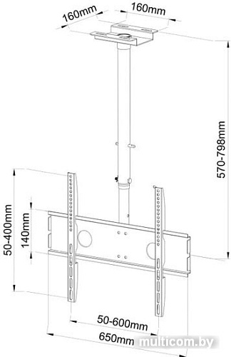 Кронштейн SBOX CPLB-102M