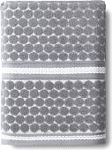 Полотенце Verossa Dots tactille 70x140 (графит/белый)